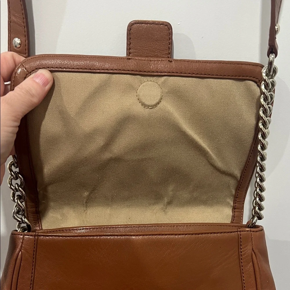 Banana‎ Republic Tan Woven Crossbody Bag